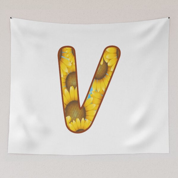 Item preview, Letters, flowers,V designed and sold by Sujinthaiart.