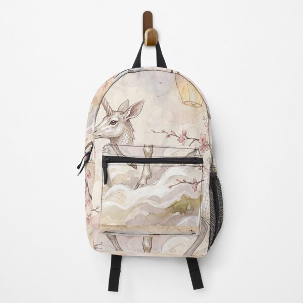 Item preview, Kirin creature of folklore watercolor artwork illustration designed and sold by Vintage Designs +.