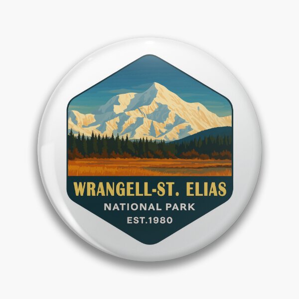 Item preview, Wrangell–St. Elias Alaska Mountain Sticker designed and sold by Ismeal Von.