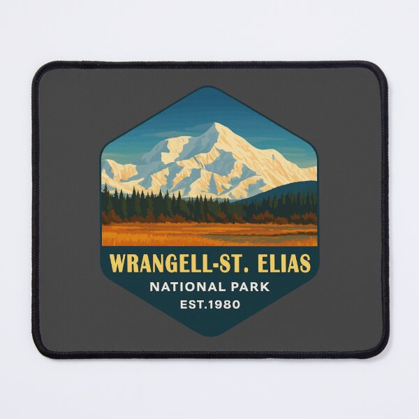 Item preview, Wrangell–St. Elias Alaska Mountain Sticker designed and sold by Ismeal Von.