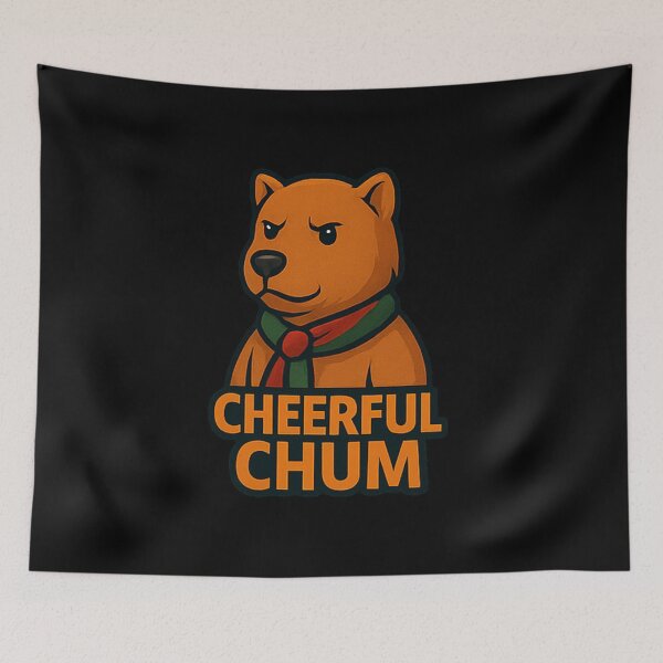 Item preview, Cheerful Chum designed and sold by okiiskandarart.