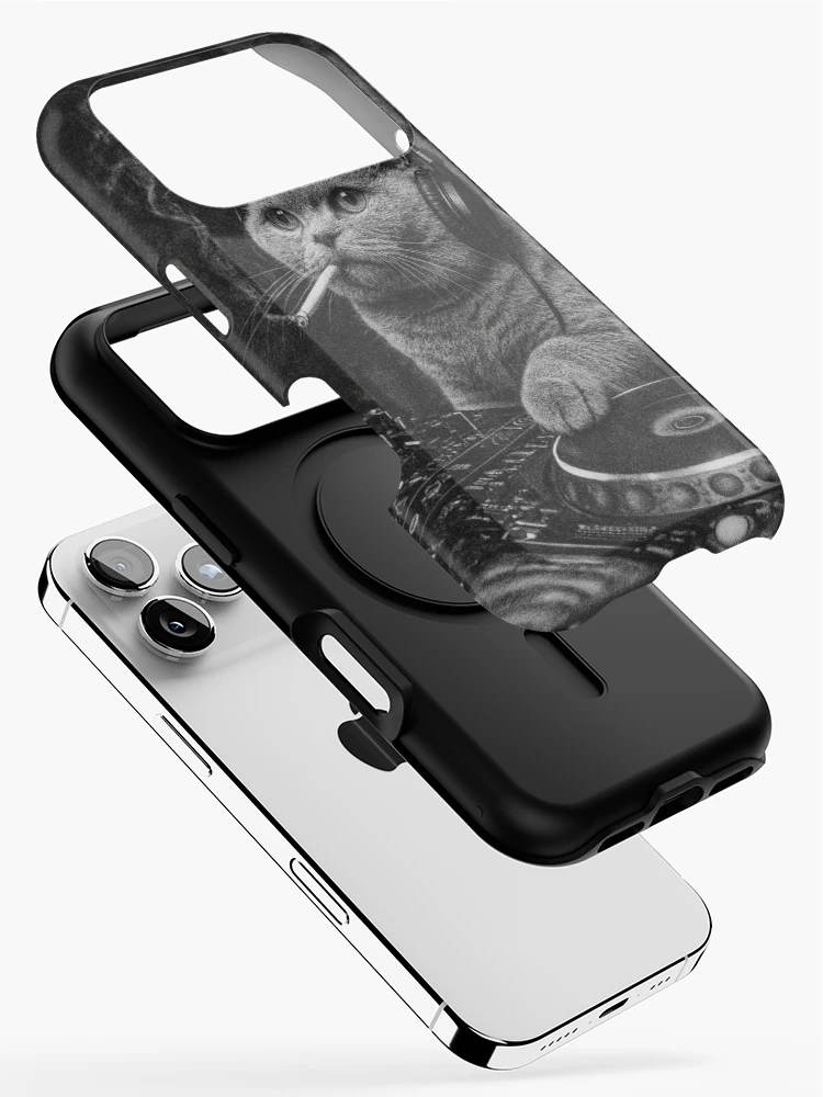 Thumbnail 2 of 4, iPhone Case, Cat Rave designed and sold by Stefan Slater.