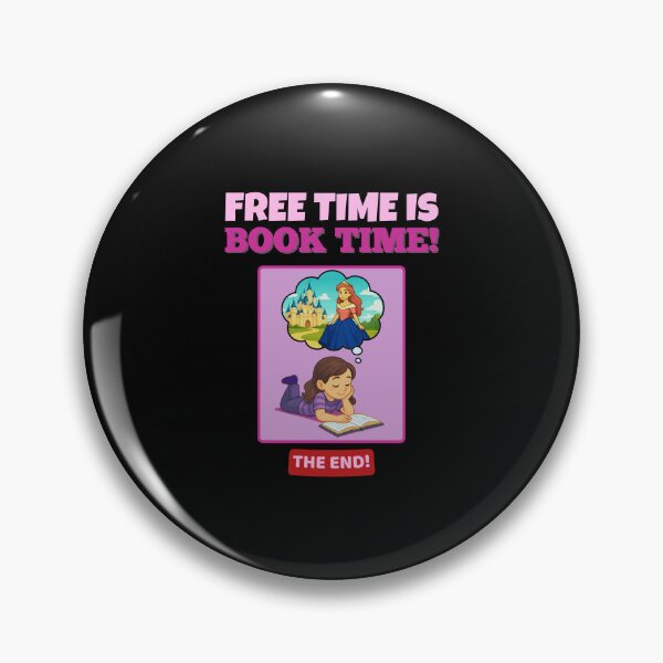 Item preview, Free Time Is Book Time! | Dreamy Reading Design with Princess & Castle Thought Bubble designed and sold by Manic Merch Designs.
