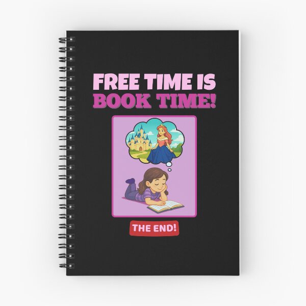 Item preview, Free Time Is Book Time! | Dreamy Reading Design with Princess & Castle Thought Bubble designed and sold by Manic Merch Designs.