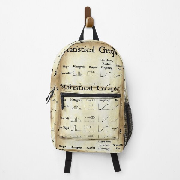 Item preview, Nerdy Vintage Statistical Graphs AP Stats Math Teacher Black Text Parchment designed and sold by MathWare MathClips.