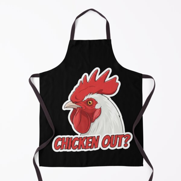 Item preview, Chicken Out? Funny Rooster Pun Graphic designed and sold by FluffinCool.