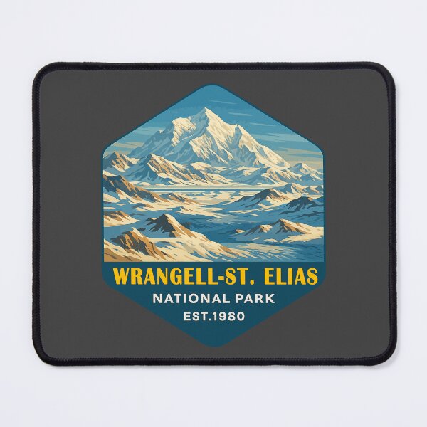 Item preview, Wrangell–St. Elias Alaska Mountain Sticker designed and sold by Ismeal Von.