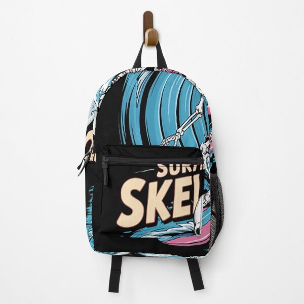 Item preview, Surfing With Skeletons Halloween Skeleton Surfer designed and sold by CottonCandyPrin.