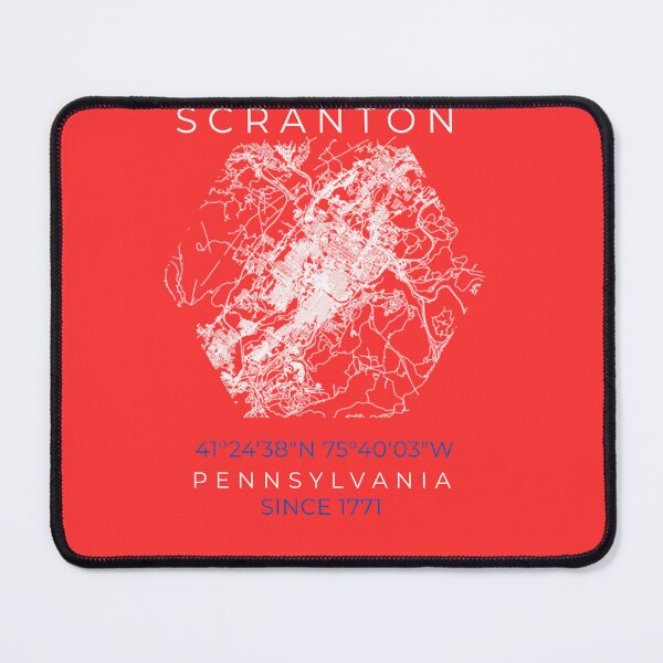 Item preview, Scranton, Pennsylvania | Home of My Heart designed and sold by Maps and More.