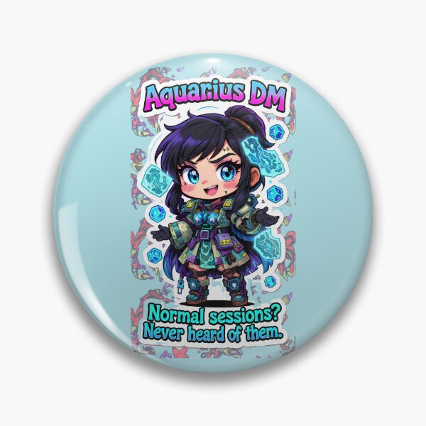 Item preview, Aquarius DM Sticker – Funny DnD Zodiac Dungeon Master Design designed and sold by RpgTools.