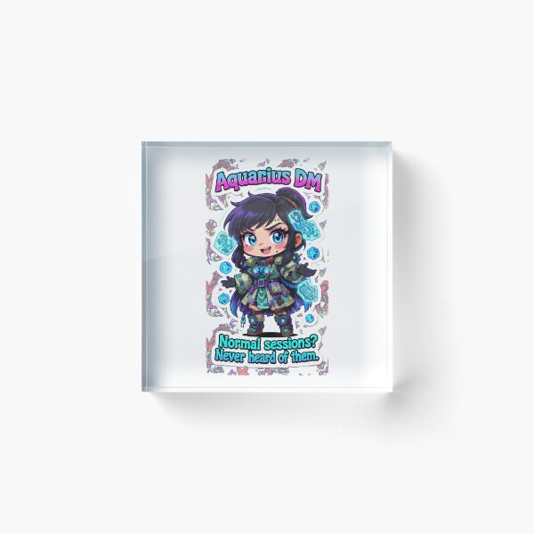 Item preview, Aquarius DM Sticker – Funny DnD Zodiac Dungeon Master Design designed and sold by RpgTools.