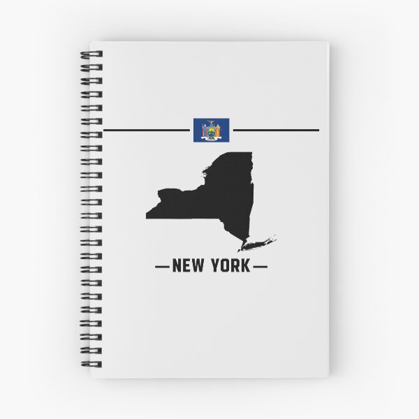 Item preview, New York State Pride, Minimalist Map & Flag Tee designed and sold by mashmosh.