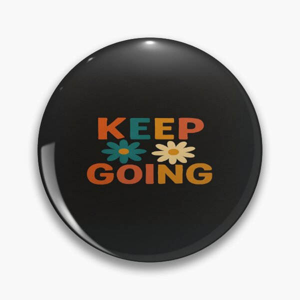 Item preview, Colorful KEEP GOING Inspirational Poster – Uplifting Quote with Flowers for Office, Gym, or Dorm Room designed and sold by Bright Nest Studio.