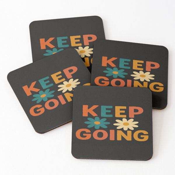 Item preview, Colorful KEEP GOING Inspirational Poster – Uplifting Quote with Flowers for Office, Gym, or Dorm Room designed and sold by Bright Nest Studio.