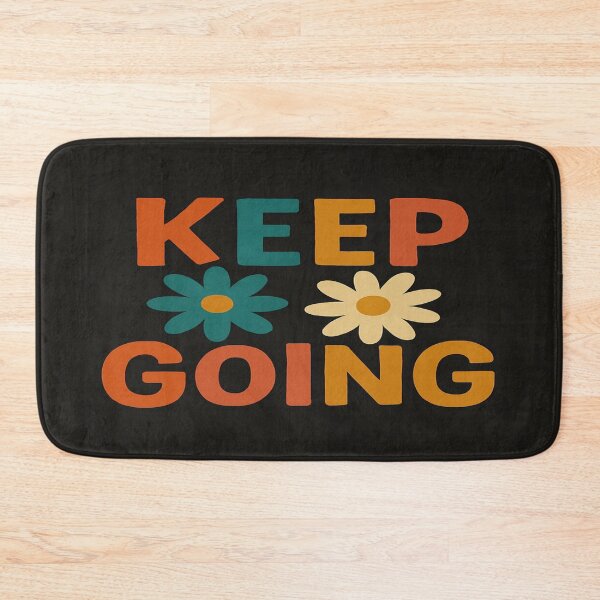 Item preview, Colorful KEEP GOING Inspirational Poster – Uplifting Quote with Flowers for Office, Gym, or Dorm Room designed and sold by Bright Nest Studio.