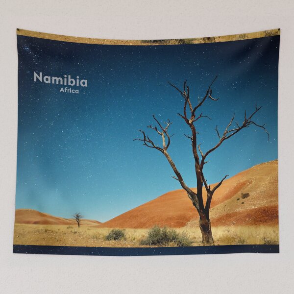 Item preview, Starry sky in Namibia, wild camp in the savannah. Original photography designed and sold by studio838.