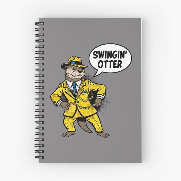 Item preview, Comic Book Style Swingin' Otter Funny Animal designed and sold by SholoStudio.
