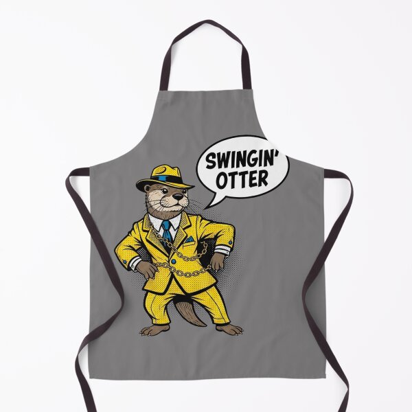 Item preview, Comic Book Style Swingin' Otter Funny Animal designed and sold by SholoStudio.