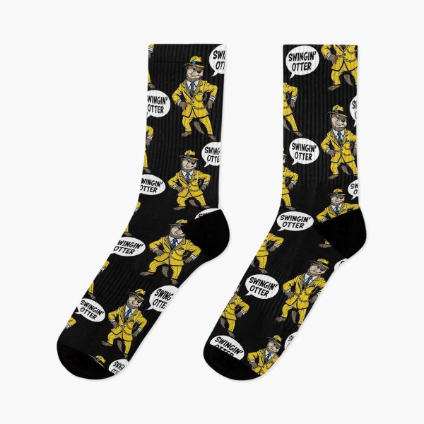 Item preview, Comic Book Style Swingin' Otter Funny Animal designed and sold by SholoStudio.