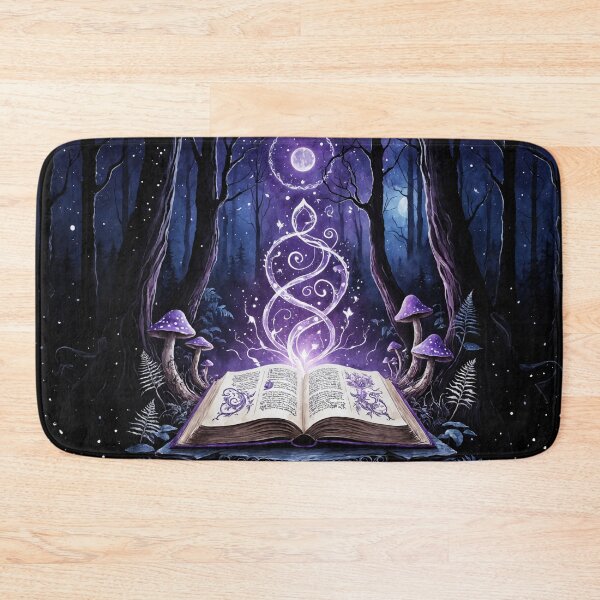 Item preview, Mystic Grimoire in Enchanted Purple Forest designed and sold by IdeaSmith.