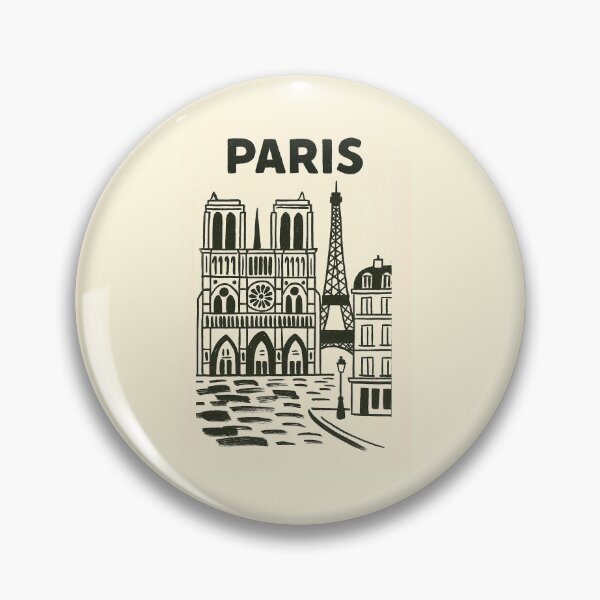 Item preview, Paris travel poster vintage retro art designed and sold by Arctic frame studio.