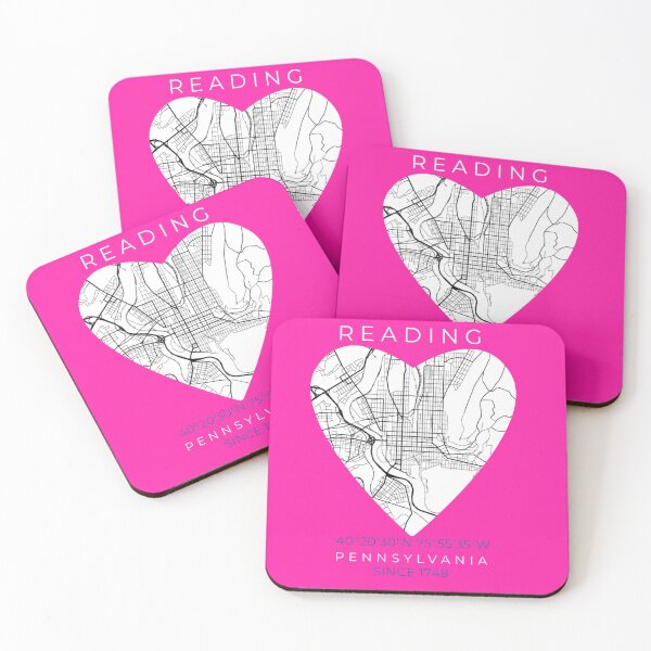 Item preview, Reading, Pennsylvania | Home of My Heart designed and sold by Maps and More.