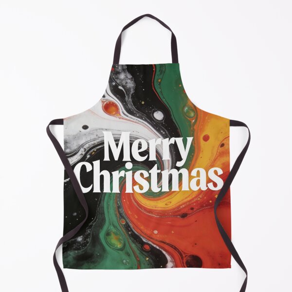 Item preview, Merry Christmas Fluid Art Print | Abstract Marble Swirl Pattern | Modern Luxury Holiday Greeting designed and sold by Cherrydora.