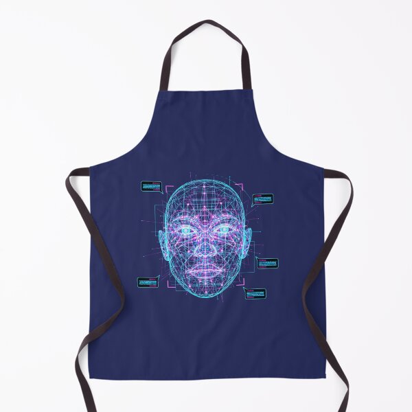 Item preview, Cyberpunk Facial Recognition - Digital Biometric Scan designed and sold by Dakson Design - Fantasy Art.