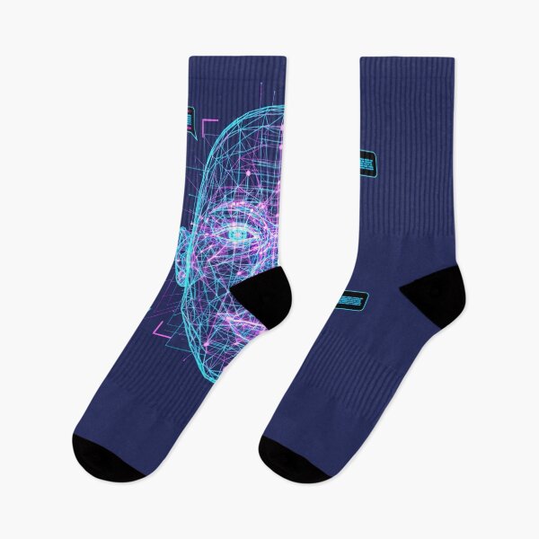 Item preview, Cyberpunk Facial Recognition - Digital Biometric Scan designed and sold by Dakson Design - Fantasy Art.