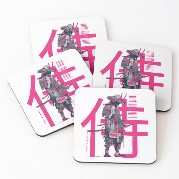 Item preview, Cyber Samurai Art | Neon Japanese Warrior Design designed and sold by KANALab.