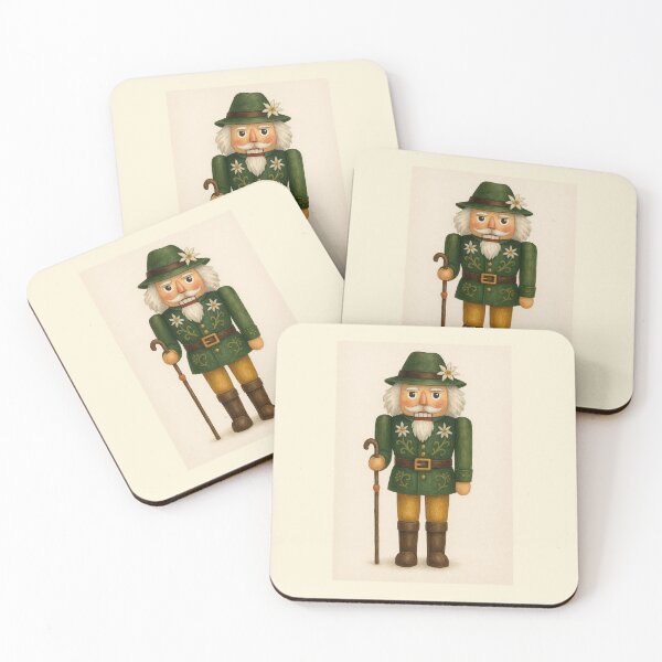 Item preview, Bavarian Nutcracker — Green Coat & Edelweiß designed and sold by Novel Works Studio.