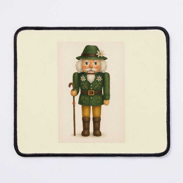 Item preview, Bavarian Nutcracker — Green Coat & Edelweiß designed and sold by Novel Works Studio.