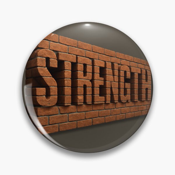 Item preview, Brick Wall Bricks Typography Strength Personal Growth designed and sold by TackyTime.