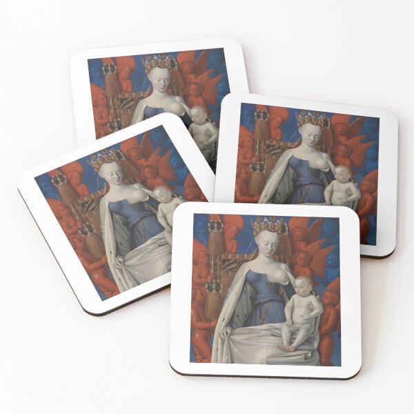 Item preview, Melun Diptych Virgin and Child Surrounded by Angels Jean Fouquet  designed and sold by TeeARTHY.
