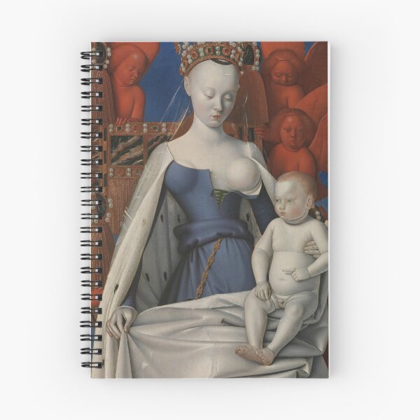 Item preview, Melun Diptych Virgin and Child Surrounded by Angels Jean Fouquet  designed and sold by TeeARTHY.