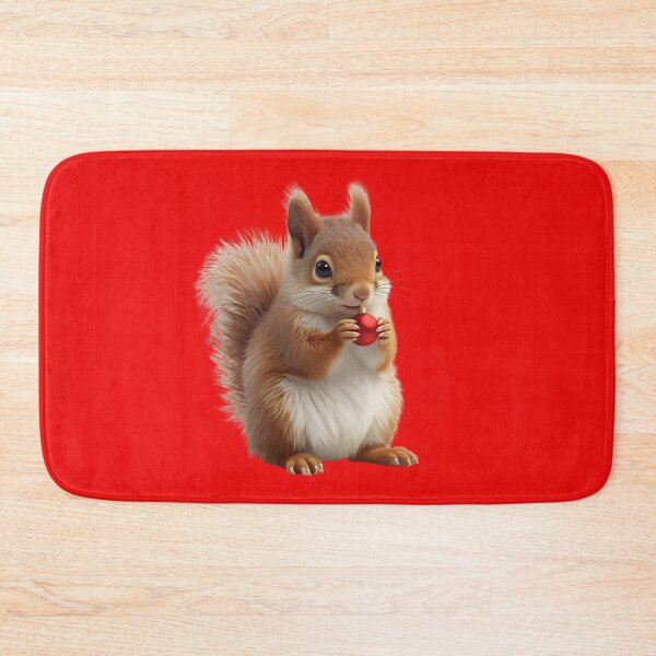 Item preview, Realistic Winter Squirrel – Cute Christmas Baby Squirrel Illustration designed and sold by EchopawCo.