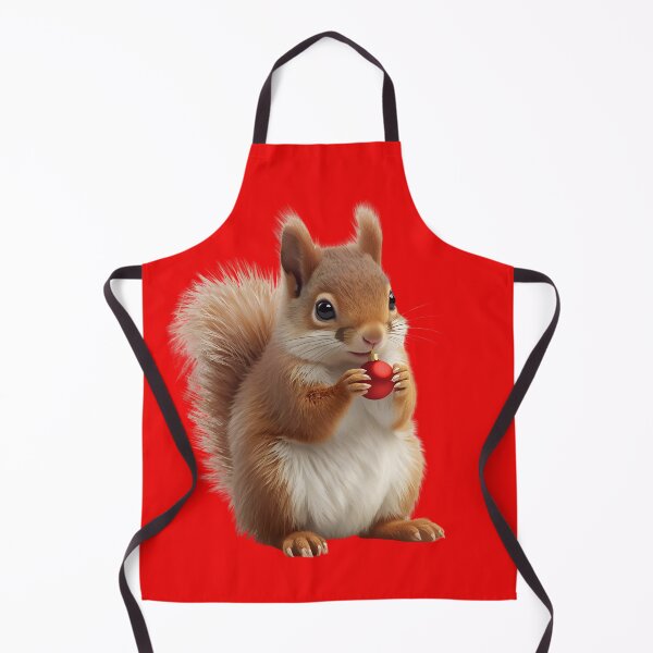 Item preview, Realistic Winter Squirrel – Cute Christmas Baby Squirrel Illustration designed and sold by EchopawCo.