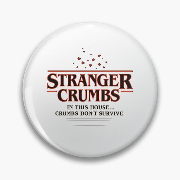Item preview, In This House… Crumbs Don’t Survive – Red Neon Retro 80s Parody Design | GF Humour & Ominous Crumb Effect designed and sold by My Gluten Free Life UK.