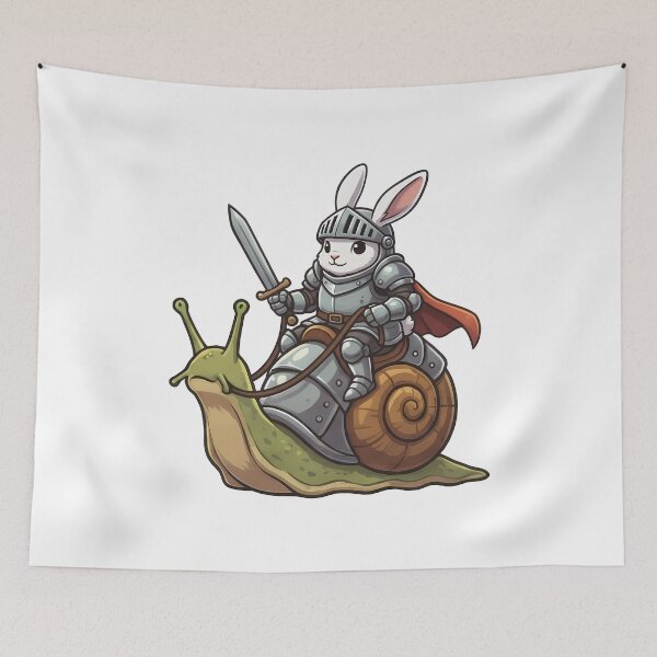 Item preview, Rabbit Knight Snail Rider designed and sold by k3rstman1.
