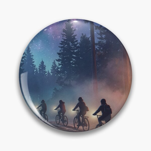 Item preview, Mystic Midnight Riders – Cinematic 80s Forest Adventure Art Print designed and sold by MysticCanvasAi.