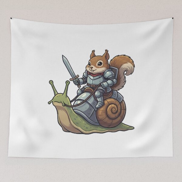 Item preview, Squirrel Knight Snail Rider designed and sold by k3rstman1.