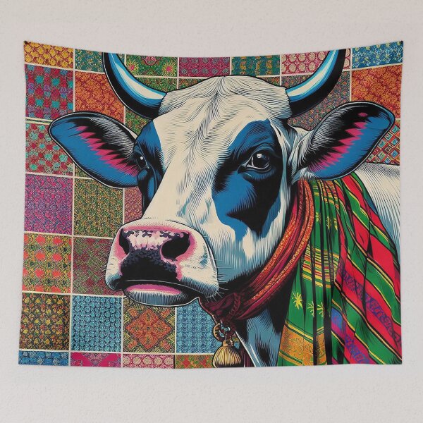 Item preview, Cow Woven in Thai Textile Tales designed and sold by Vanich-Panich.
