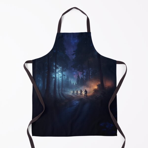 Item preview, Nightfall Trail – Dark Forest Adventure with Neon Glow designed and sold by MysticCanvasAi.