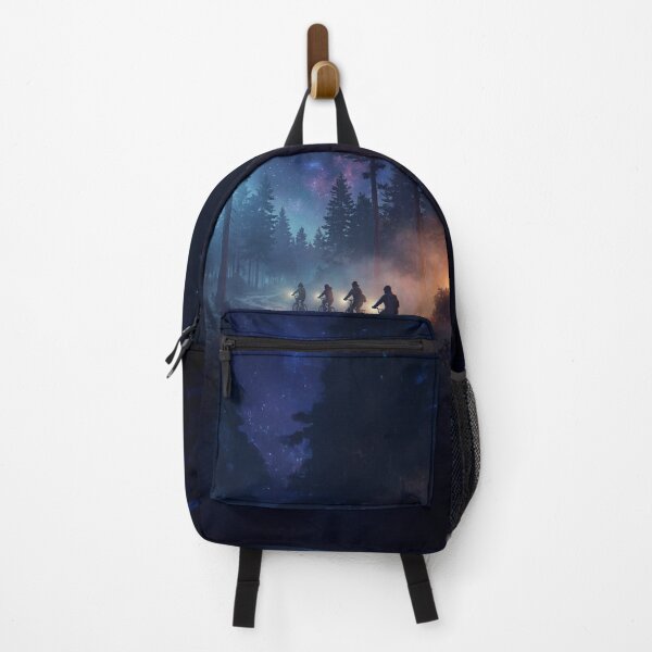 Item preview, Nightfall Trail – Dark Forest Adventure with Neon Glow designed and sold by MysticCanvasAi.