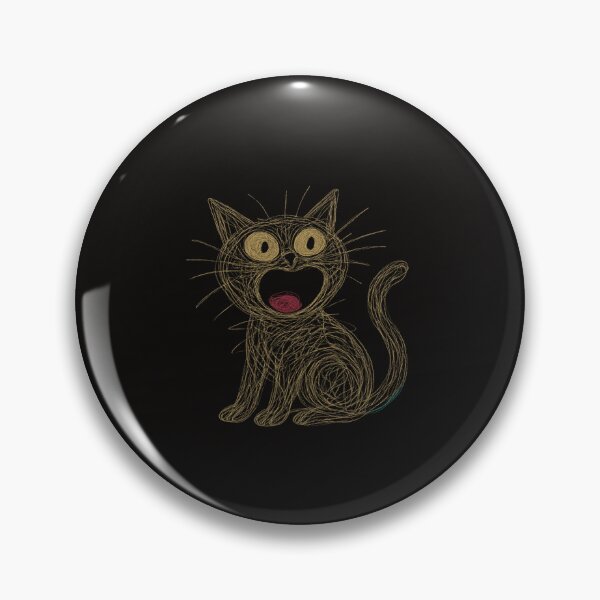 Item preview, Golden Doodle Cat Shocked and Screaming designed and sold by Craftiano.