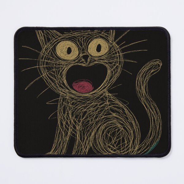 Item preview, Golden Doodle Cat Shocked and Screaming designed and sold by Craftiano.