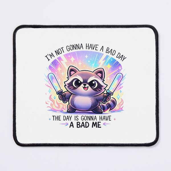 Item preview, Chaotic Kawaii Raccoon Quote With Cute Anime Energy designed and sold by BunBuntheDog-.