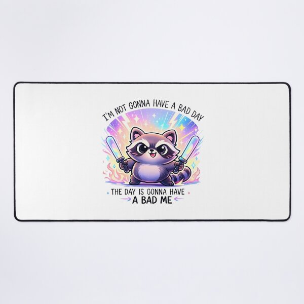 Item preview, Chaotic Kawaii Raccoon Quote With Cute Anime Energy designed and sold by BunBuntheDog-.