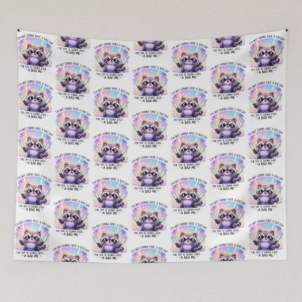 Item preview, Chaotic Kawaii Raccoon Quote With Cute Anime Energy designed and sold by BunBuntheDog-.