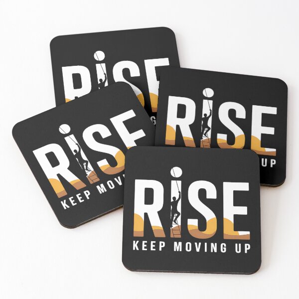 Item preview, RISE – Motivational Climbing Minimalist Design designed and sold by Taans-Creation.